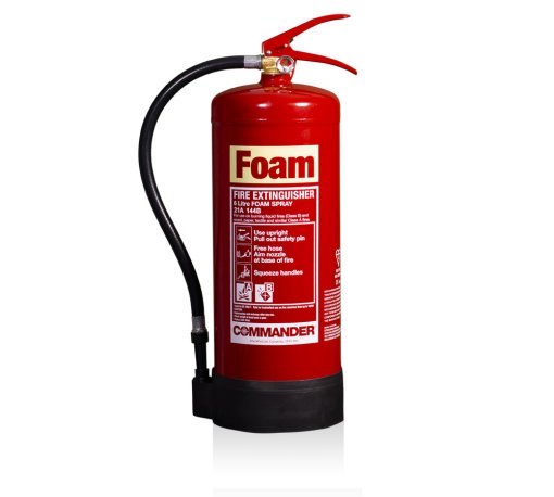 6 Litre Foam Fire Extinguishers With Brackets