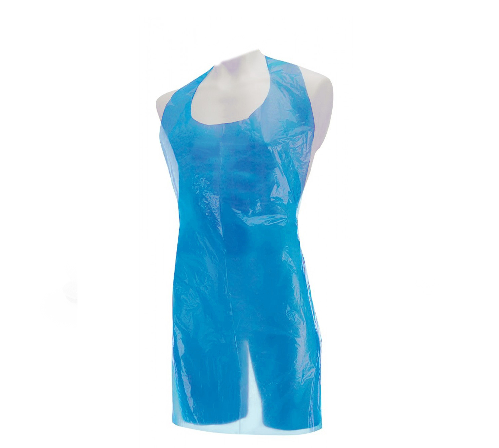 Strong Disposable Blue Kitchen Aprons 27x42"