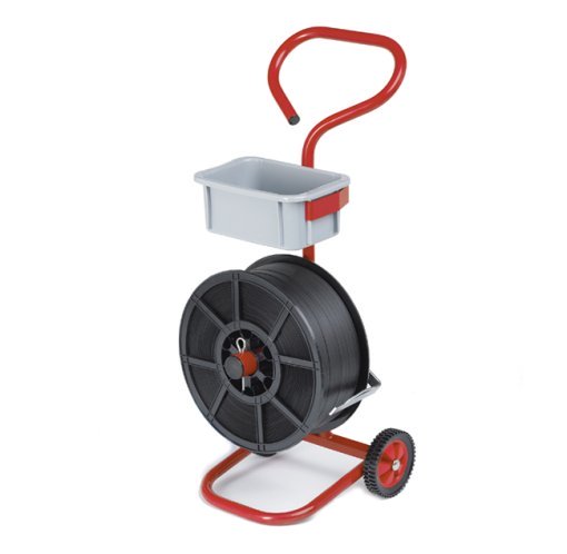 Heavy Duty Mobile Strapping Trolley for 12mm Hand Pallet Strapping