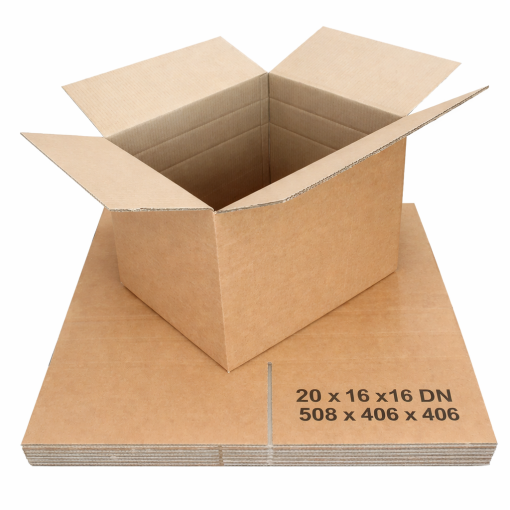 Double Wall Cardboard Boxes 20"x16"x16" (508 x 406 x 406 mm)