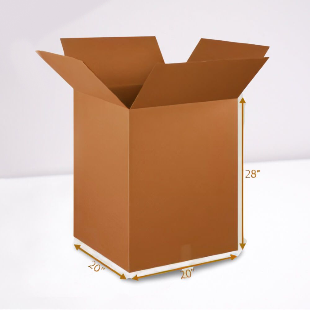 Large Single Wall Cardboard Box 20"x20"x28" (510x510x715 mm) - Image 4