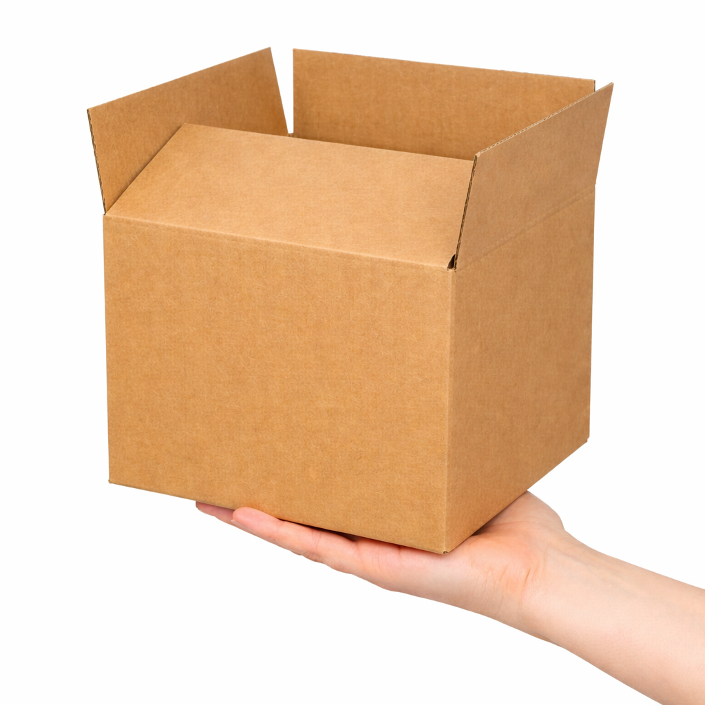 Single Wall Cube Cardboard Boxes 8" x 8" x 8" (203 x 203 x 203 mm) - Image 2