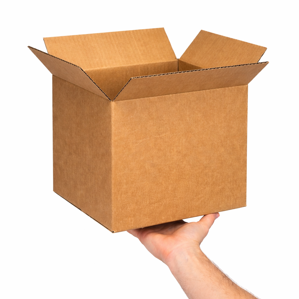 Single Wall Cardboard Boxes 9" x 9" x 9" (229 x 229 x 229 mm) - Image 2