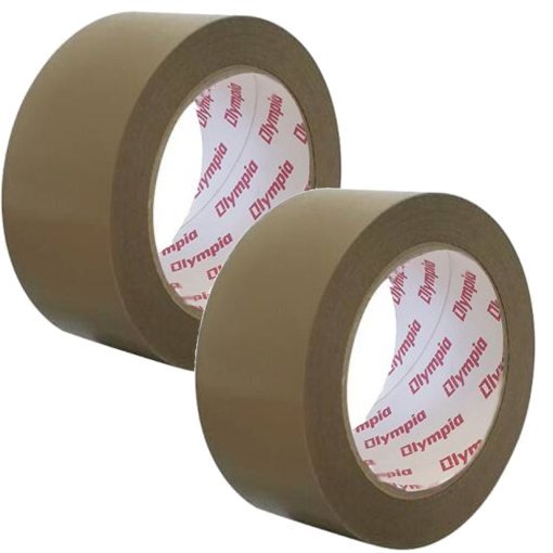 Premium Low Noise Brown Buff Packing Tape 48mm x 66m