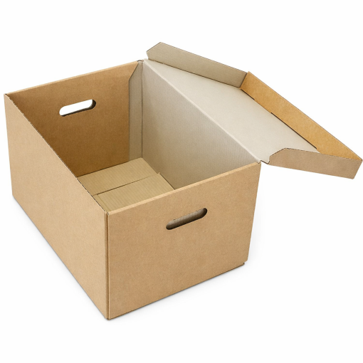 Archive Boxes with Handles 15" x 12" x 9" (395 x 310 x 255 mm)