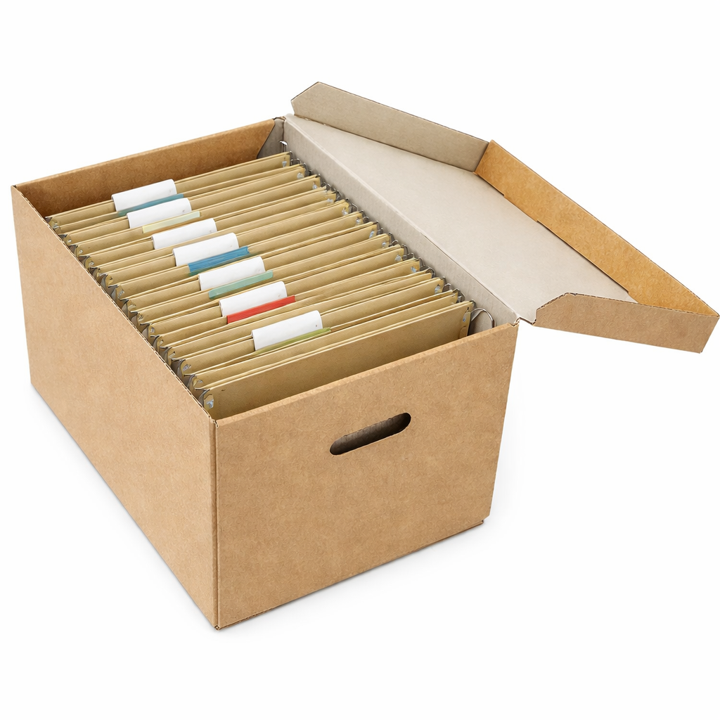 Archive Boxes with Handles 15" x 12" x 9" (395 x 310 x 255 mm) - Image 2