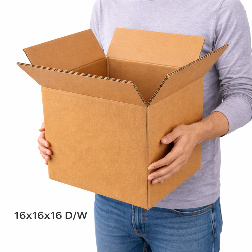 Double Wall Cardboard Boxes 16"x16"x16" (406 x 406 x 406 mm) - Image 2
