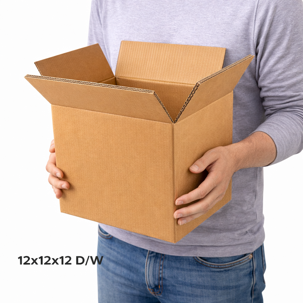 Double Wall Cardboard Boxes 12"x12"x12" (305 x 305 x 305 mm) - Image 2