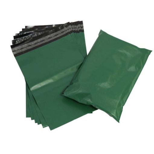 Strong Dark Green Postage Poly Mailing Bags 18" x 24" - 450x600mm - Image 2