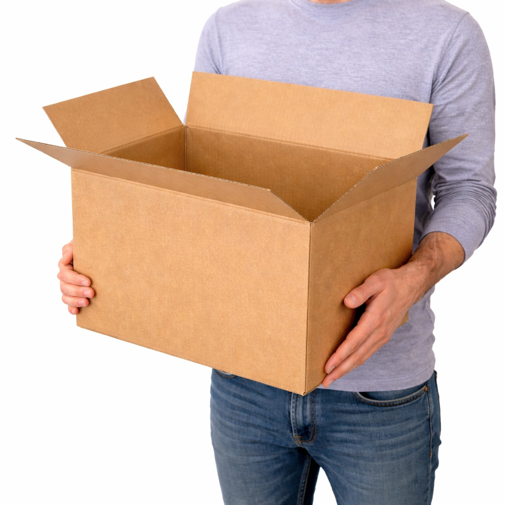 Single Wall Cardboard Boxes 19"x12.5"x14" (483 x 318 x 356 mm) - Image 2