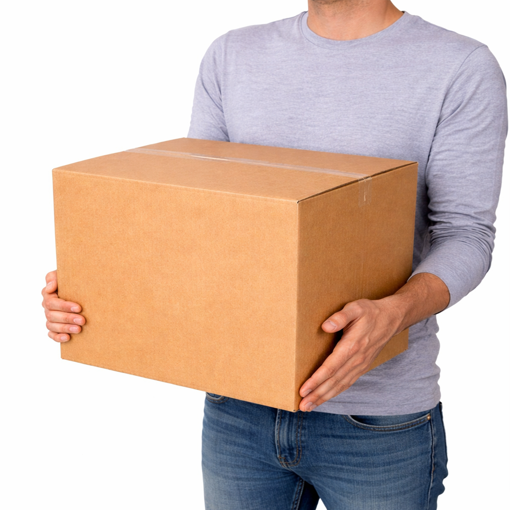 Single Wall Cardboard Boxes 22" x 14" x 14" (558 x 356 x 356 mm) - Image 2