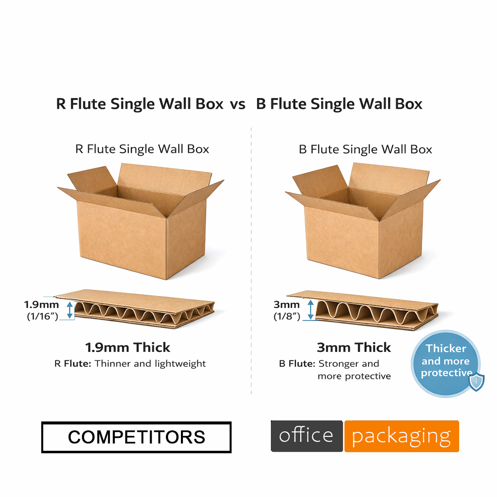 Large Single Wall Cardboard Box 20"x20"x28" (510x510x715 mm) - Image 3
