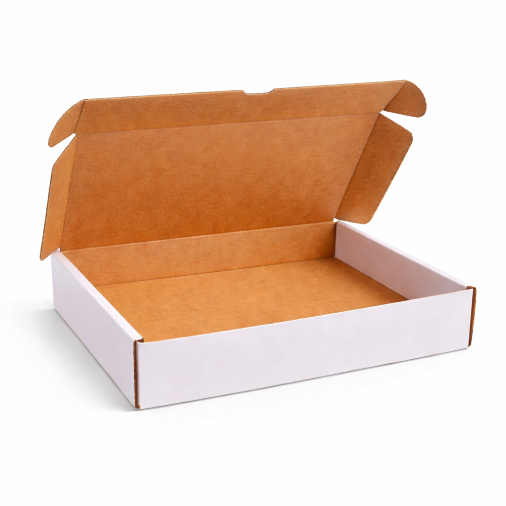 White Parcel Postal Boxes 14" x 11" x 3" (360 x 280 x 80 mm)