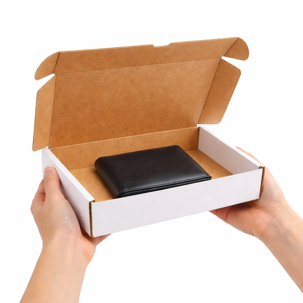 White Die Cut Parcel Postal Boxes 8"x5"x2" 200x120x50mm - Image 2