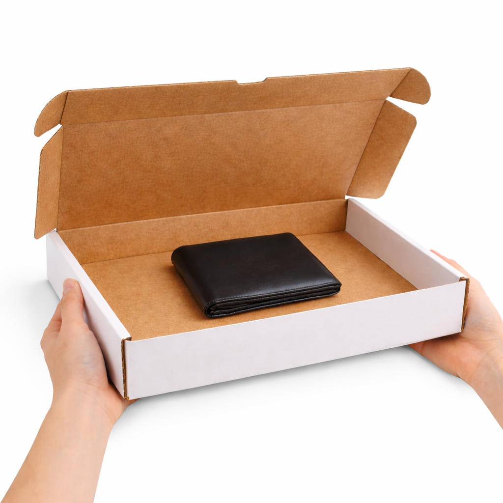 White Parcel Postal Boxes 10"x8"x2" 250x210x50mm - Image 2