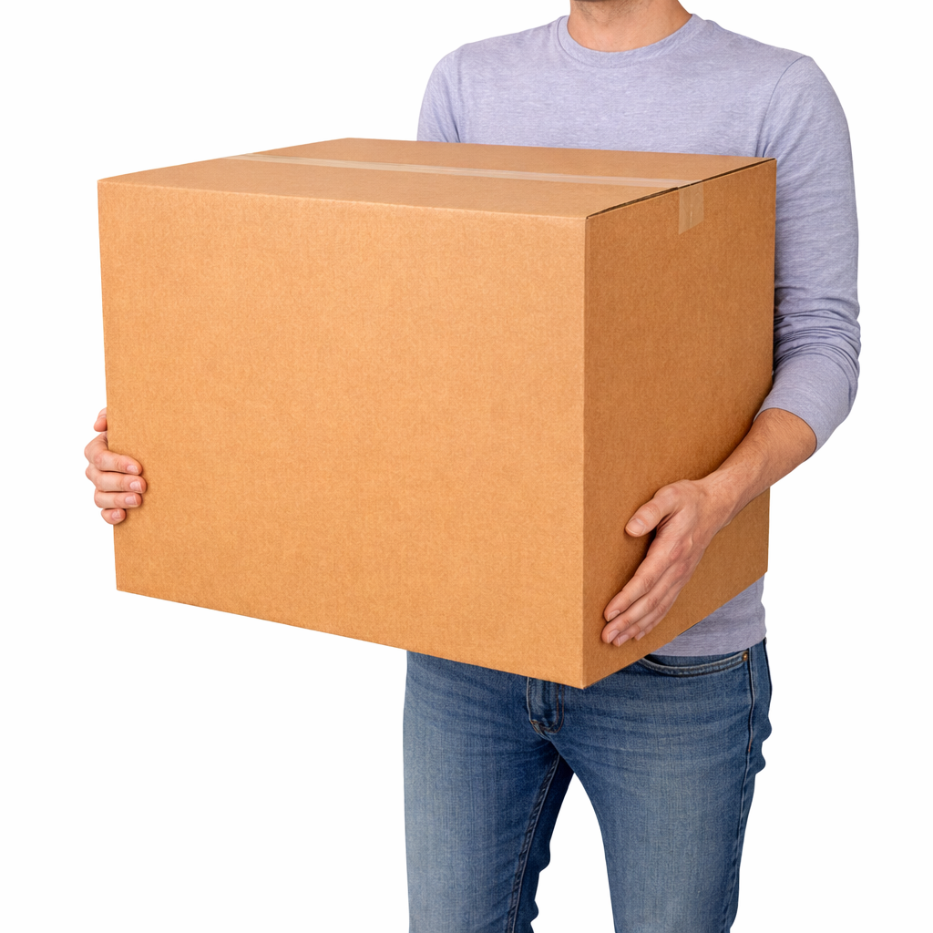 Single Wall Cardboard Boxes 25"x19"x22" (635 x 483 x 559 mm) - Image 2