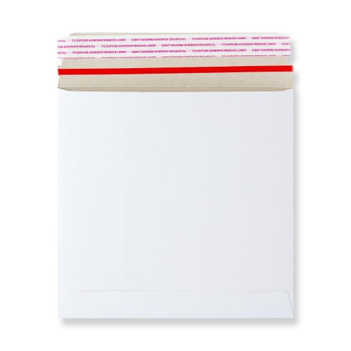 Strong 7" White Vinyl Record LP Mailer Envelopes 195mm x 195mm
