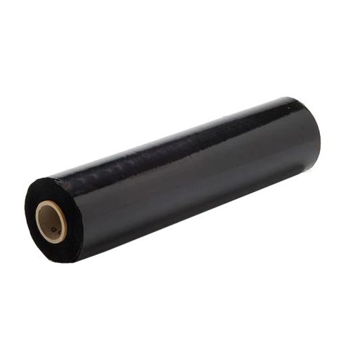 Black Pallet Stretch Shrink Wrap Film 500mm X 250M - 25mu