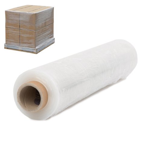 Heavy Duty Clear Pallet Stretch Shrink Wrap 500mm X 250M - 25mu - Image 2