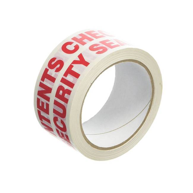 Contents Checked Printed Low Noise Packing Tape 48mm x 66m
