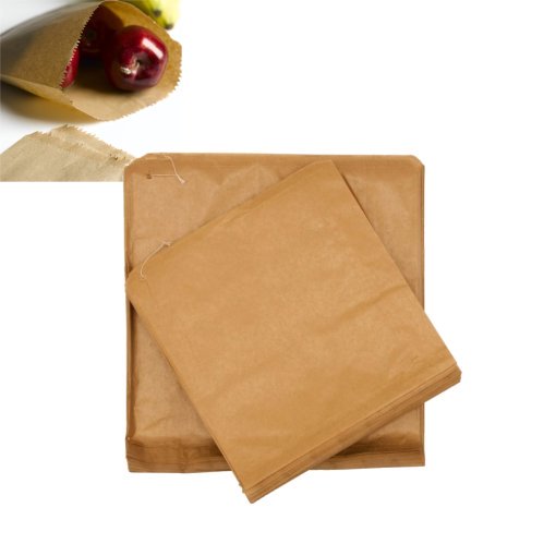 Brown Strung Kraft Paper Fruit Bags 12.5"x12.5" (318mm x 318mm)