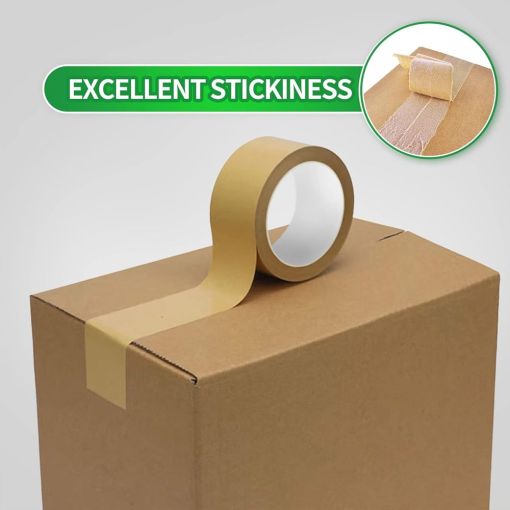 Heavy Duty Self Adhesive Solvent Kraft Paper Tape 48mm x 50M - Image 3