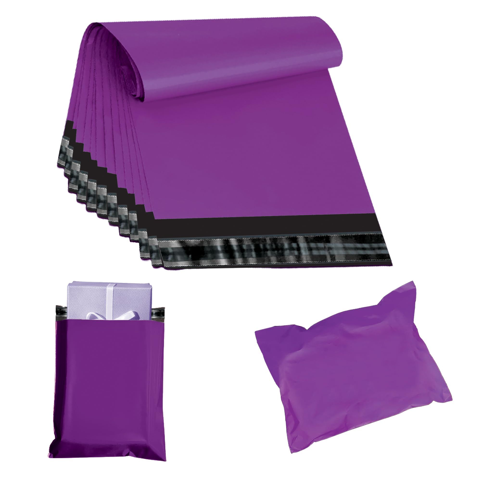 Strong Purple Postage Poly Mailing Bags 6" x 9" - 165x230mm - Image 4