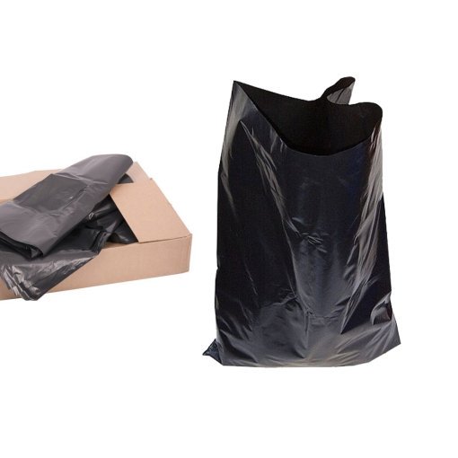 Strong Heavy Duty 140 Gauge Black Refuse Sacks 18"x29"x39"