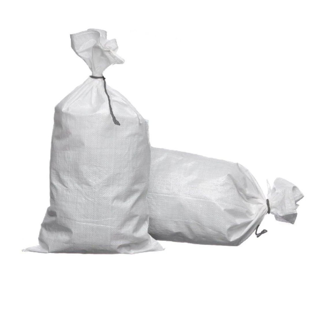 Woven White polypropylene Rubble Potato Sacks Bags 22x36"