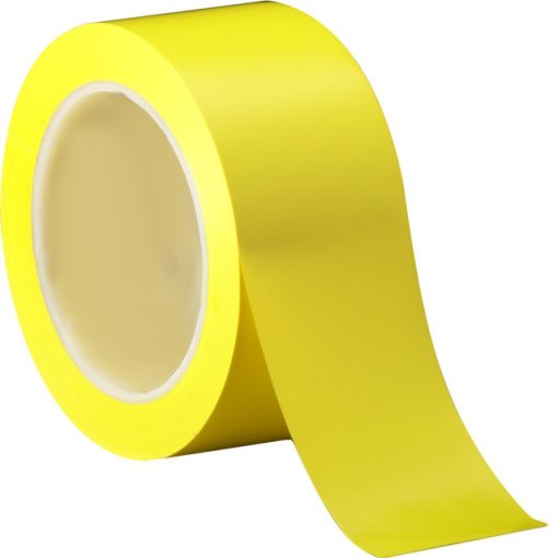 Yellow Coloured Low Noise Strong Packing Tape 50mm x 66m
