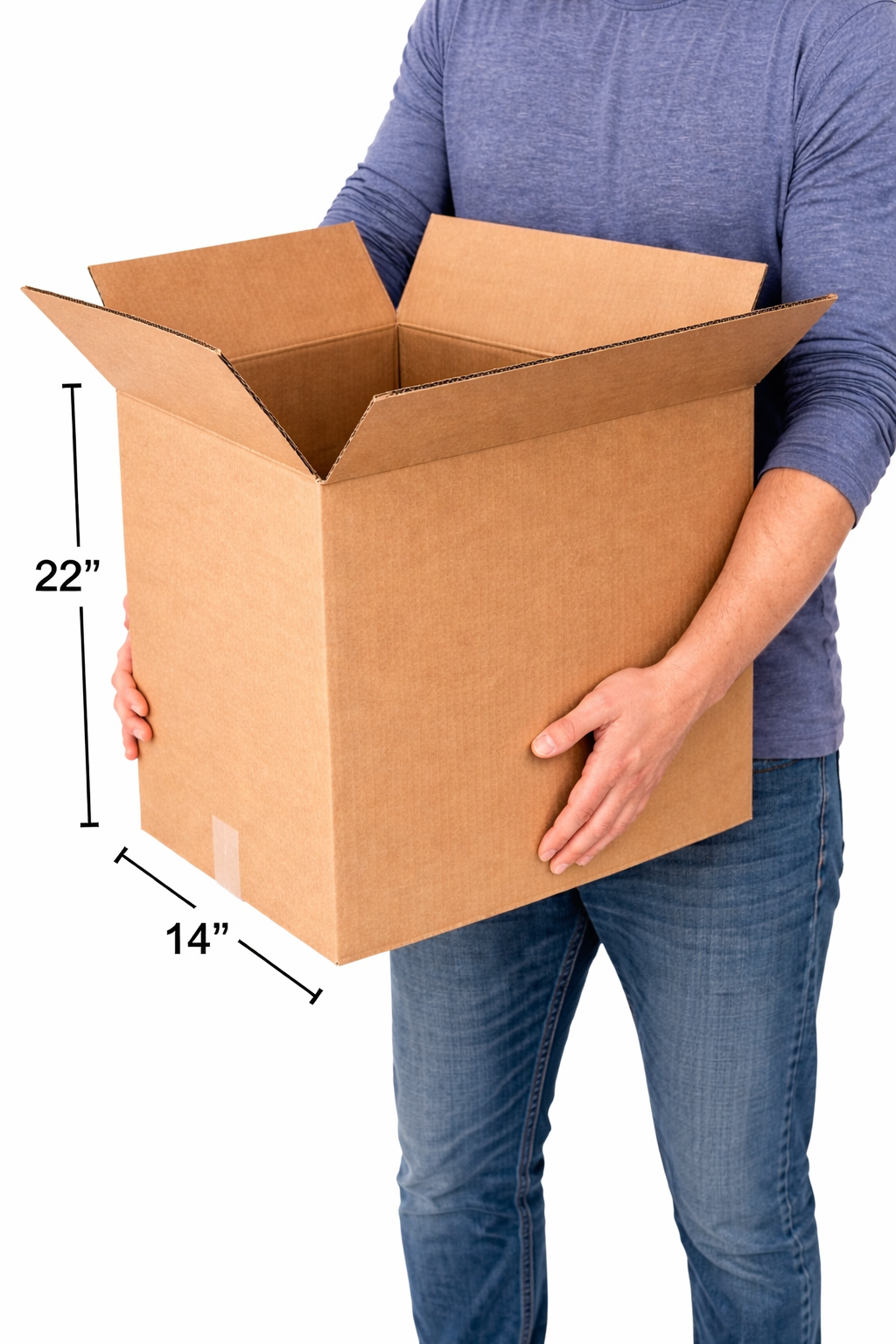 Double Wall Cardboard Boxes 22"x14"x22" (559 x 355 x 559 mm) - Image 2