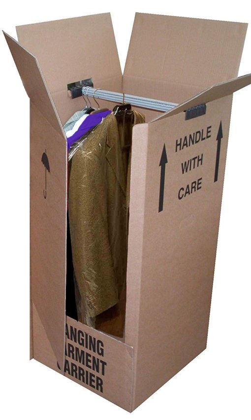 Double Wall Wardrobe Removal / Wardrobe Cartons Boxes 20"x18"x40"