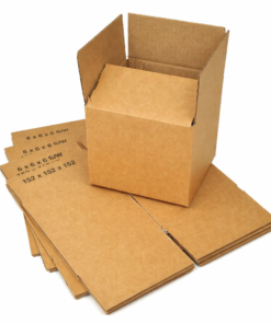 Single Wall Cube Cardboard Boxes 6" x 6" x 6" (152 x 152 x 152 mm)