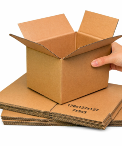 Small Single Wall Cardboard Boxes 7" x 5" x 5" (178 x 127 x 127 mm)