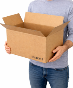 Alternative view of Single Wall Cardboard Boxes 18" x 12" x 12" (457 x 305 x 305 mm)