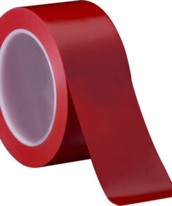 Red Coloured Low Noise Strong Packing Tape 50mm x 66m 2"