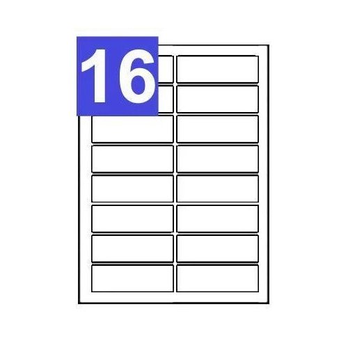 A4 Sheets of Print Address Labels - 16 Per Sheet