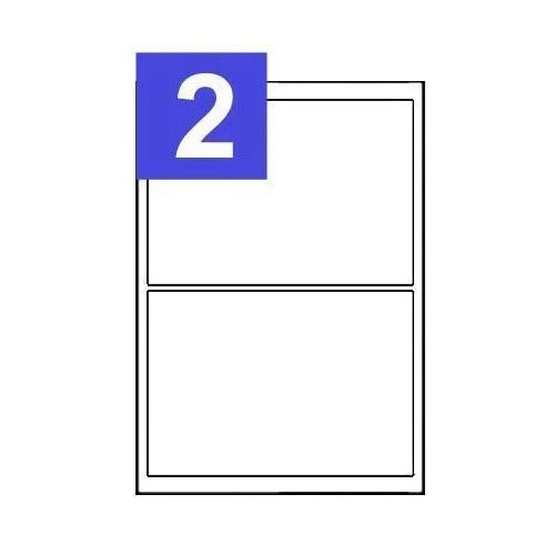 A4 Sheets of Printer Address Labels - 2 Per Sheet