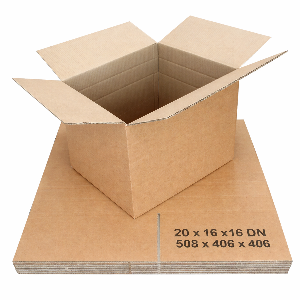 Double Wall Cardboard Boxes 20"x16"x16" (508 x 406 x 406 mm) - 20