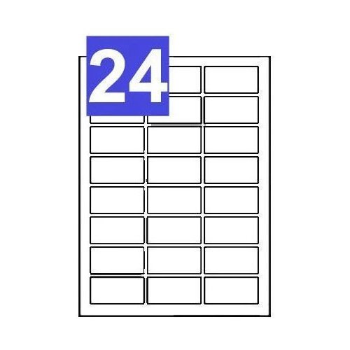 A4 Sheets of Print Address Labels - 24 Per Sheet