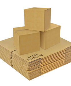 Small Single Wall Cube Boxes 4" x 4" x 4" (102 x 102 x 102 mm)