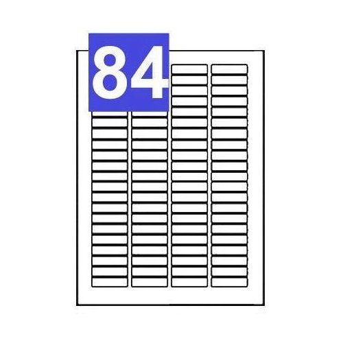 A4 Sheets of Print Address Labels - 84 Per Sheet