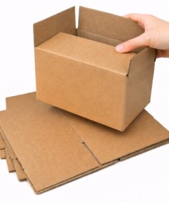 Alternative view of Small Single Wall Cardboard Boxes 8" x 6" x 4" (203 x 152 x 102 mm