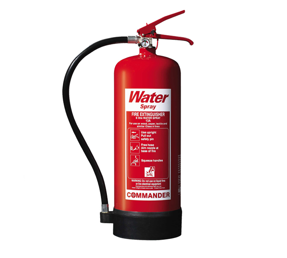 9 Litre Water Fire Extinguishers With Brackets - 1