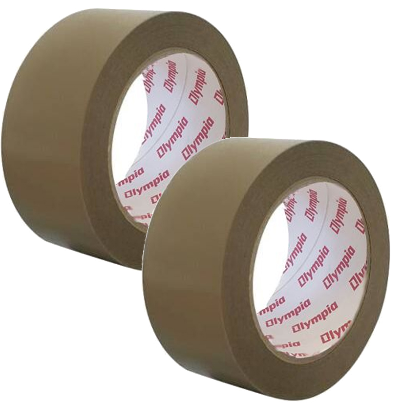Premium Low Noise Brown Buff Packing Tape 48mm x 66m - 72