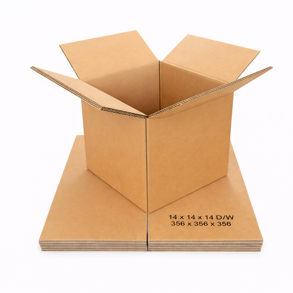 Double Wall Cardboard Box 14" x 14" x 14" (355 x 355 x 355 mm) - 30