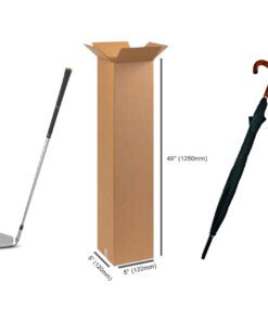 Alternative view of Tall Golf Club Boxes 49"x5"x5" 1245mm X 127mm X 127mm