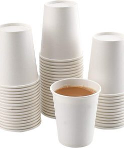 Heavy Duty Paper Thermal Coffee Cups Hot Drinks 8oz (236ml)