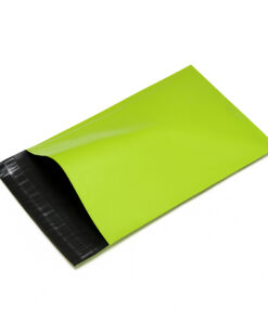 Small Lime Green Poly Mailing Bags 6" x 9" - 165x230mm