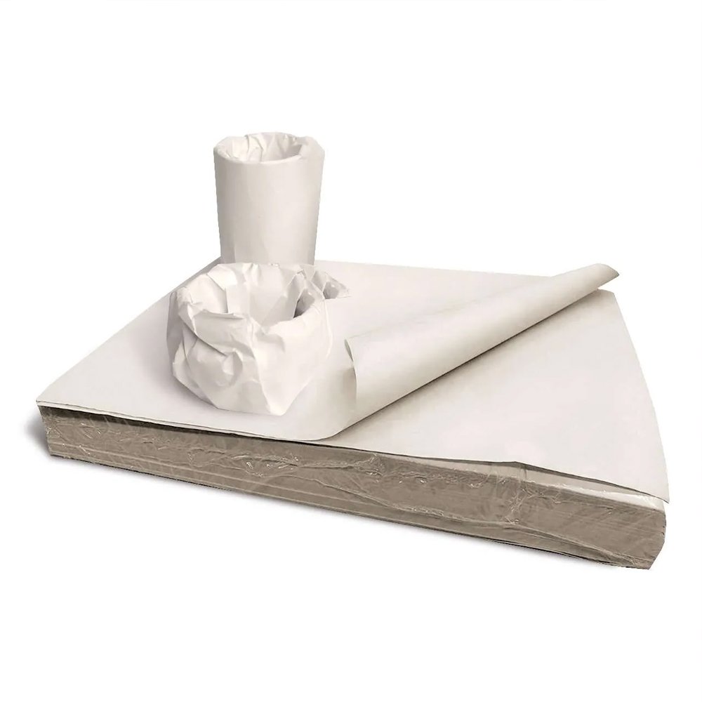 Newspaper Offcuts White Packing Paper 500mmx750mm - 1KG
